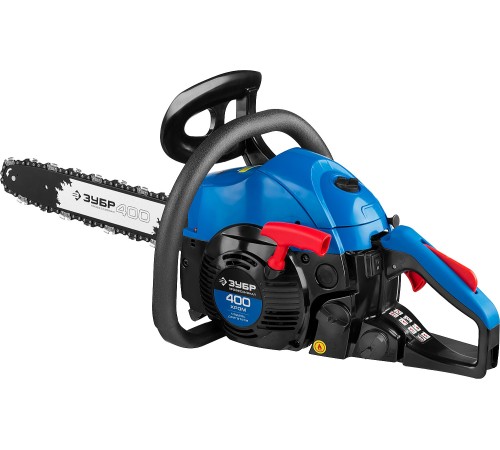 ЗУБР 1.5 кВт/2.0 л.с, 400 мм, пила цепная бензиновая ПБЦ-400 40П Профессионал