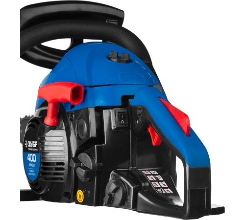 ЗУБР 1.5 кВт/2.0 л.с, 400 мм, пила цепная бензиновая ПБЦ-400 40П Профессионал