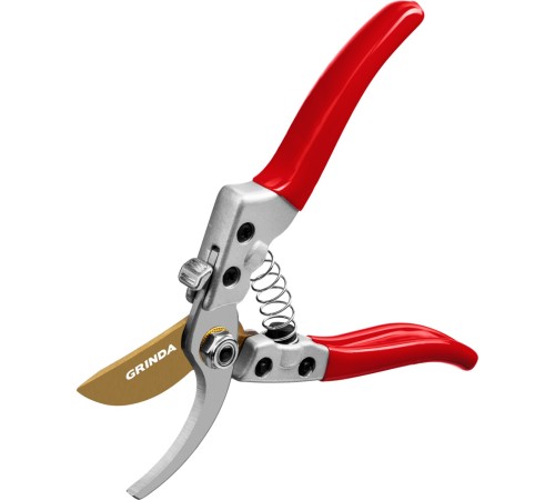 GRINDA 205 мм, с алюминиевыми рукоятками, плоскостной секатор 423113 GRINDA 205 мм, с алюминиевыми рукоятками, плоскостной секатор 423113