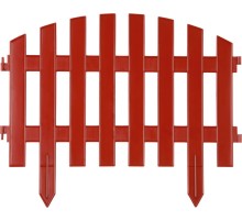 GRINDA Ар Деко, 28 х 300 см, терракот, 7 секций, декоративный забор (422203-T) GRINDA Ар Деко, 28 х 300 см, терракот, 7 секций, декоративный забор (422203-T)