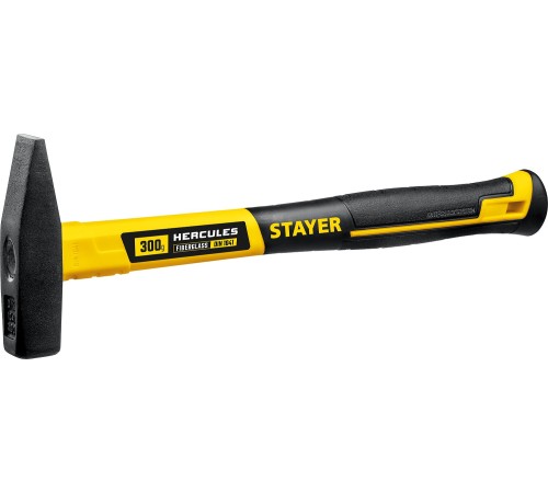 STAYER 300 г, с фиберглассовой рукояткой, молоток слесарный 20050-03_z02 STAYER 300 г, с фиберглассовой рукояткой, молоток слесарный 20050-03_z02