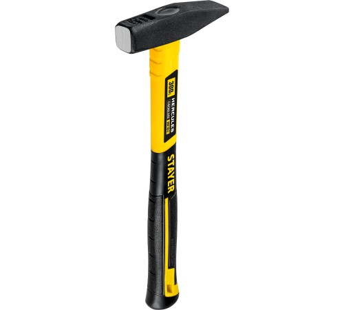 STAYER 300 г, с фиберглассовой рукояткой, молоток слесарный 20050-03_z02 STAYER 300 г, с фиберглассовой рукояткой, молоток слесарный 20050-03_z02