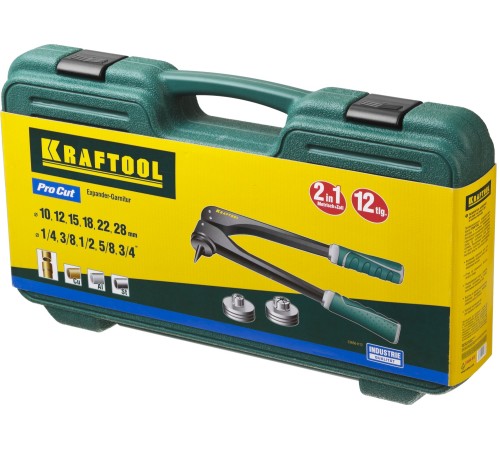 KRAFTOOL 12 шт., расширитель-калибратор для муфт под пайку 23650-H12 KRAFTOOL 12 шт., расширитель-калибратор для муфт под пайку 23650-H12