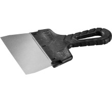 ЗУБР 150 мм, пластиковая ручка, нержавеющий фасадный шпатель (10077-15)