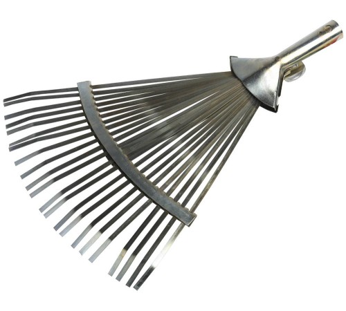 GRINDA 320 - 420 мм, 22 плоских зубца, грабли веерные регулируемые 8-421875_z01
