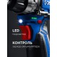 ЗУБР КОМПАКТ #4, набор: дрель-шуруповерт + LED фонарь, BRUSHLESS, 12 В, 45 Н·м, 2 АКБ тип Т7 (2 А·ч), кейс, Профессионал (DB-121-22F)