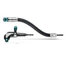 KRAFTOOL RIGHT ANGLE SET, 2 шт, 140 мм, 425 мм, набор: угловая ударная насадка + гибкий ударный адаптер (26778)