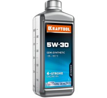 KRAFTOOL 5W-30, 1 л, зимнее полусинтетическое масло для 4-тактных двигателей (41514-1) KRAFTOOL 5W-30, 1 л, зимнее полусинтетическое масло для 4-тактных двигателей (41514-1)