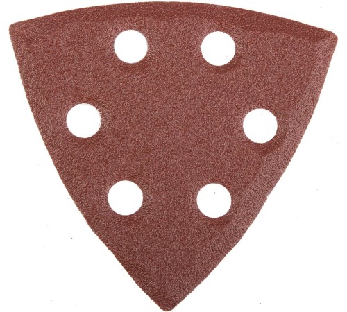 Треугольник шлифовальный универсальный STAYER ″MASTER″ на велкро основе, 6 отверстий, Р120, 93х93х93мм, 5шт