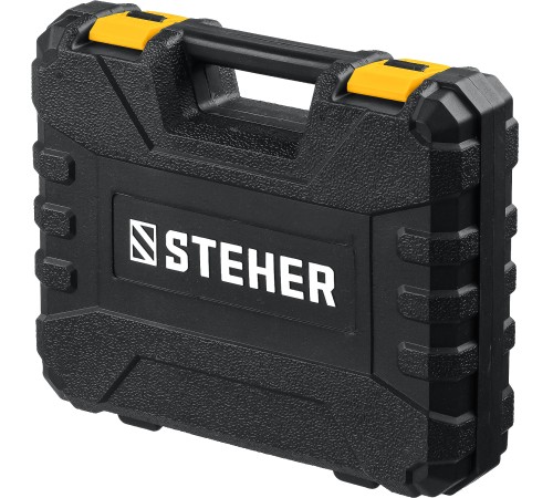 STEHER 16 В, 35 Н·м, 1 АКБ (2 А·ч), дрель-шуруповерт, кейс (CD-160-1)