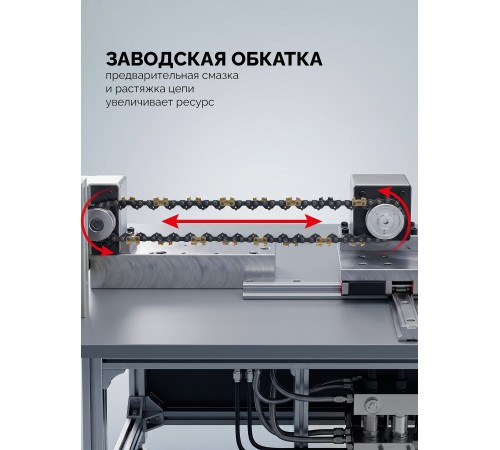 STEHER тип 23, 20 см, шаг 1/4″, паз 1.1 мм, 45 звеньев, цепь (75323-20)