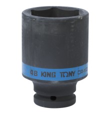Головка торцевая ударная глубокая шестигранная 3/4", 48 мм KING TONY 643548M