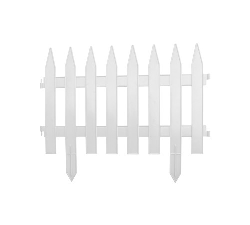 Забор декоративный "Рейка", 28 х 300 см, белый, Palisad Забор декоративный "Рейка", 28 х 300 см, белый, Palisad