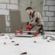 Плиткорез ручной монорельсовый 600 х 14 мм, ходовая каретка,9/4 рег. подшипников, литая станина// MTX