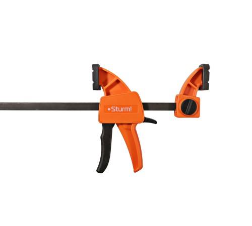 Струбцина быстрозажимная, 600мм, сила сжатия 70-100кгс, Sturm!