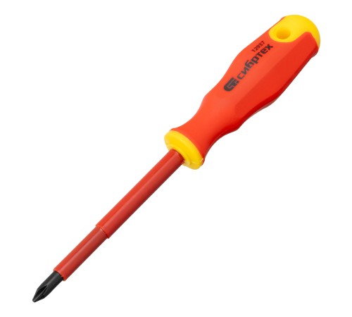 Набор отверток диэлектрических до 1000 В, 5 шт, тестер, CrV, двухкомпонентные рукоятки Сибртех