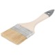 Кисть флейцевая "Лайт", натур. cветлая щетина, деревянная ручка  3" (75 мм) КУРС