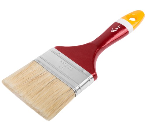 Кисть флейцевая "Мастер", натур. щетина, деревянная ручка  3" (75 мм) КУРС Кисть флейцевая "Мастер", натур. щетина, деревянная ручка  3" (75 мм) КУРС