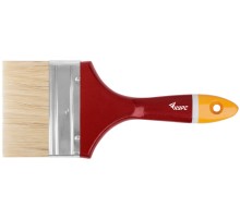 Кисть флейцевая "Мастер", натур. щетина, деревянная ручка  4" (100 мм) КУРС