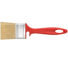 Кисть флейцевая "Крафт", натур.светлая щетина, пластиковая ручка с выемкой  50 мм КУРС