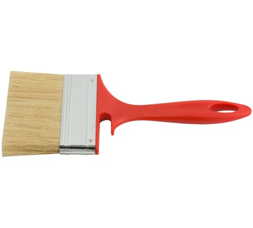 Кисть флейцевая "Крафт", натур.светлая щетина, пластиковая ручка с выемкой 100 мм КУРС Кисть флейцевая "Крафт", натур.светлая щетина, пластиковая ручка с выемкой 100 мм КУРС