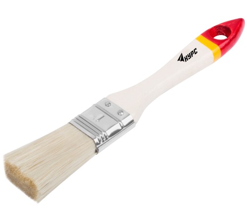 Кисть флейцевая "Модерн", иск. щетина, деревянная ручка  1" (25 мм) КУРС Кисть флейцевая "Модерн", иск. щетина, деревянная ручка  1" (25 мм) КУРС