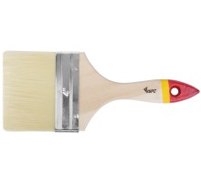 Кисть флейцевая "Модерн", иск. щетина, деревянная ручка  4" (100 мм) КУРС
