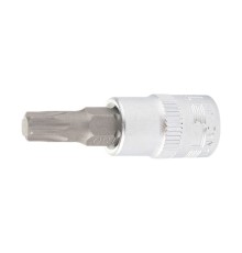 Головка с битой вставкой T8, квадрат 1/4, CrV Stels