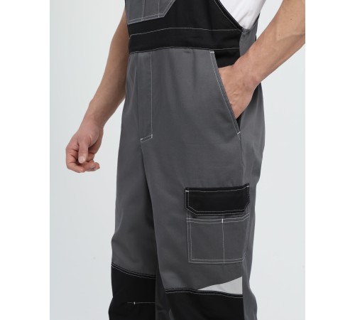 Костюм Формула-2 CH МВО (тк.Смесовая,240) п/к, серый/черный/красный