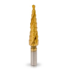 RUNTEC RT-DS4-12-9 Сверло ступенчатое RUNTEC 4-12 мм, 9 ступеней, HSS-TiN
