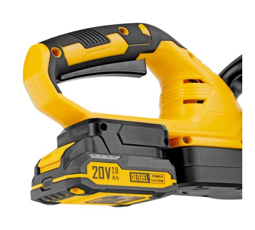 Кусторез аккумуляторный HTD-510, нож 510 мм, Li-Ion, 20 В Denzel