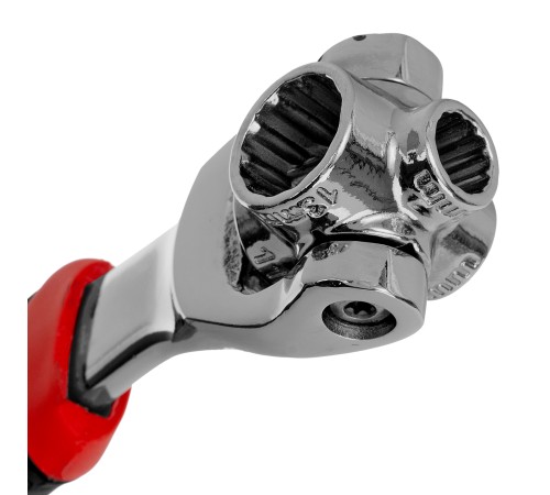 Ключ универсальный 48 в 1, СrV, 8-19мм, Spline Matrix