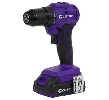Шуруповерт Cutop E-Profi 20В, 13мм, 2 Батареи, 2ач, З/у (кулер), пл. бокс. Cutop E-Profi Шуруповерт Cutop E-Profi 20В, 13мм, 2 Батареи, 2ач, З/у (кулер), пл. бокс. Cutop E-Profi