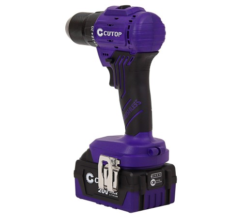 Шуруповерт Cutop E-Profi 20В, 13мм, 2 Батареи, 4ач, З/у (кулер), пл. бокс. Cutop E-Profi Шуруповерт Cutop E-Profi 20В, 13мм, 2 Батареи, 4ач, З/у (кулер), пл. бокс. Cutop E-Profi