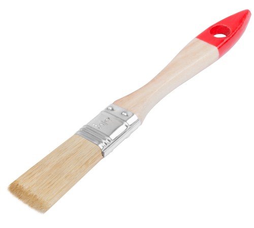 Кисть флейцевая "Стандарт", натур.светлая щетина, деревянная ручка 3/4" (19 мм) FIT IT Кисть флейцевая "Стандарт", натур.светлая щетина, деревянная ручка 3/4" (19 мм) FIT IT