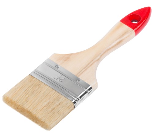 Кисть флейцевая "Стандарт", натур.светлая щетина, деревянная ручка 2,5" (63 мм) FIT IT Кисть флейцевая "Стандарт", натур.светлая щетина, деревянная ручка 2,5" (63 мм) FIT IT