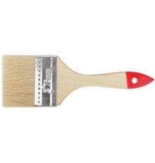 Кисть флейцевая "Стандарт", натур.светлая щетина, деревянная ручка  3" (75 мм) FIT IT Кисть флейцевая "Стандарт", натур.светлая щетина, деревянная ручка  3" (75 мм) FIT IT