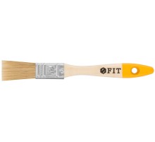 Кисть флейцевая "Стандарт-Плюс", натур.светлая щетина, деревянная ручка 3/4" (19 мм) FIT IT Кисть флейцевая "Стандарт-Плюс", натур.светлая щетина, деревянная ручка 3/4" (19 мм) FIT IT