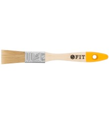 Кисть флейцевая "Стандарт-Плюс", натур.светлая щетина, деревянная ручка 3/4" (19 мм) FIT IT Кисть флейцевая "Стандарт-Плюс", натур.светлая щетина, деревянная ручка 3/4" (19 мм) FIT IT