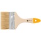Кисть флейцевая "Стандарт-Плюс", натур.светлая щетина, деревянная ручка  4" (100 мм) FIT IT