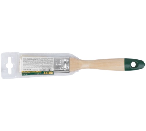 Кисть флейцевая "Хард", натуральная светлая щетина, деревянная ручка  1" (25 мм) FIT IT Кисть флейцевая "Хард", натуральная светлая щетина, деревянная ручка  1" (25 мм) FIT IT