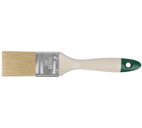 Кисть флейцевая "Хард", натуральная светлая щетина, деревянная ручка 1,5" (38 мм) FIT IT Кисть флейцевая "Хард", натуральная светлая щетина, деревянная ручка 1,5" (38 мм) FIT IT