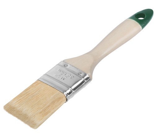 Кисть флейцевая "Хард", натуральная светлая щетина, деревянная ручка 1,5" (38 мм) FIT IT Кисть флейцевая "Хард", натуральная светлая щетина, деревянная ручка 1,5" (38 мм) FIT IT