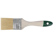 Кисть флейцевая "Хард", натуральная светлая щетина, деревянная ручка  2" (50 мм) FIT IT