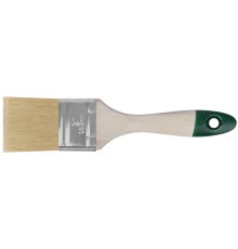 Кисть флейцевая "Хард", натуральная светлая щетина, деревянная ручка  2" (50 мм) FIT IT