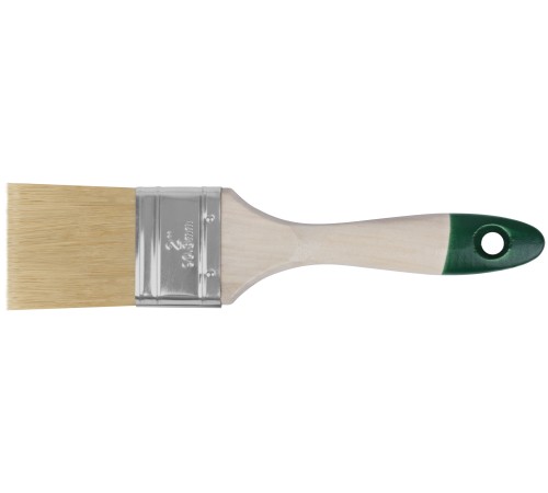 Кисть флейцевая "Хард", натуральная светлая щетина, деревянная ручка  2" (50 мм) FIT IT Кисть флейцевая "Хард", натуральная светлая щетина, деревянная ручка  2" (50 мм) FIT IT