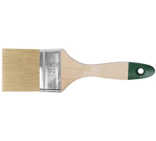 Кисть флейцевая "Хард", натуральная светлая щетина, деревянная ручка 2,5" (63 мм) FIT IT Кисть флейцевая "Хард", натуральная светлая щетина, деревянная ручка 2,5" (63 мм) FIT IT