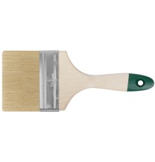 Кисть флейцевая "Хард", натуральная светлая щетина, деревянная ручка  4" (100 мм) FIT IT Кисть флейцевая "Хард", натуральная светлая щетина, деревянная ручка  4" (100 мм) FIT IT