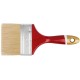 Кисть флейцевая "Классик", натуральная светлая щетина, деревянная ручка  4" (100 мм) FIT IT