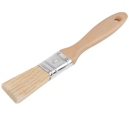 Кисть флейцевая "Профи", натур.светлая щетина, деревянная ручка  1" (25 мм) FIT HQ Кисть флейцевая "Профи", натур.светлая щетина, деревянная ручка  1" (25 мм) FIT HQ